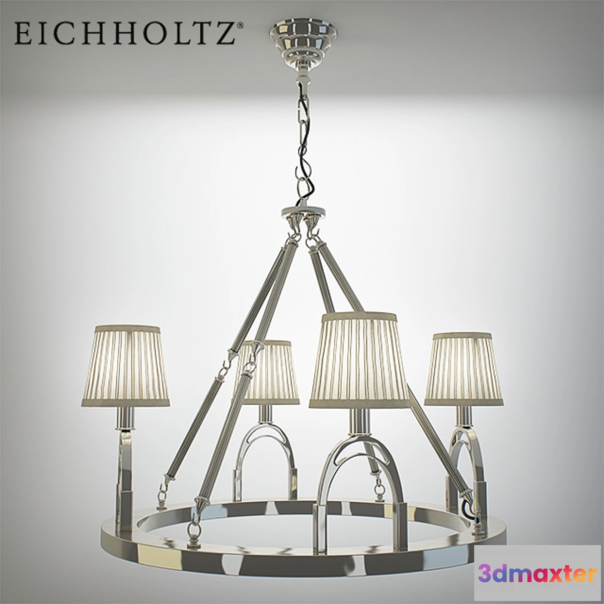 627075 - Eichholtz - Chandelier jigger nickel finish