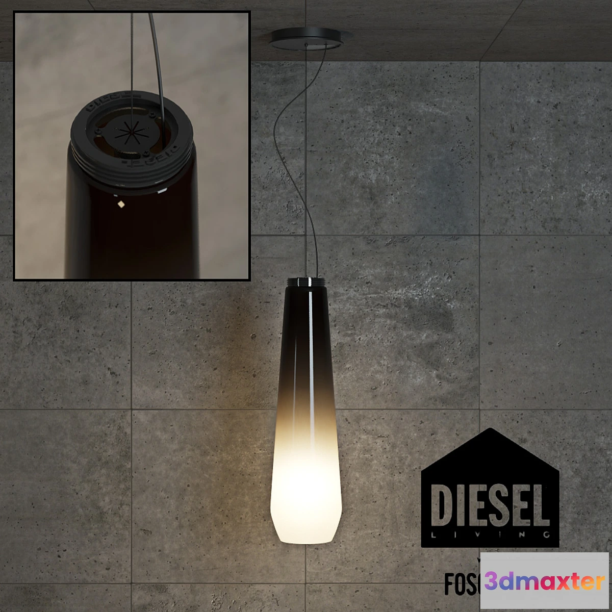 631165 - Foscarini Diesel Glass Drop