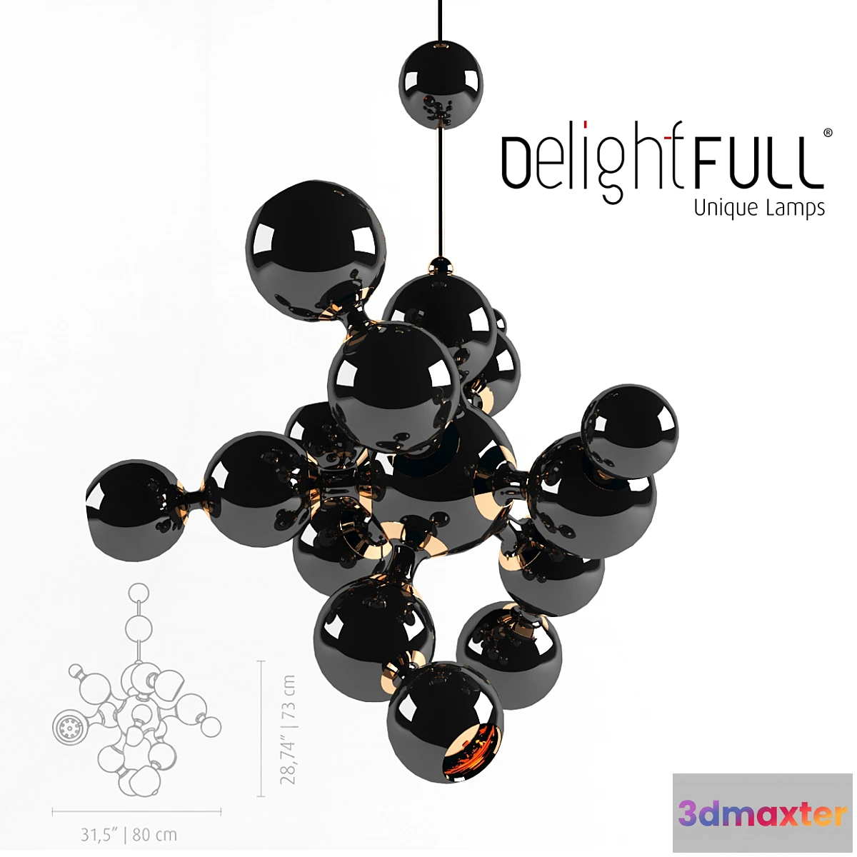 631179 - Atomic suspension lamp _ Delightfull