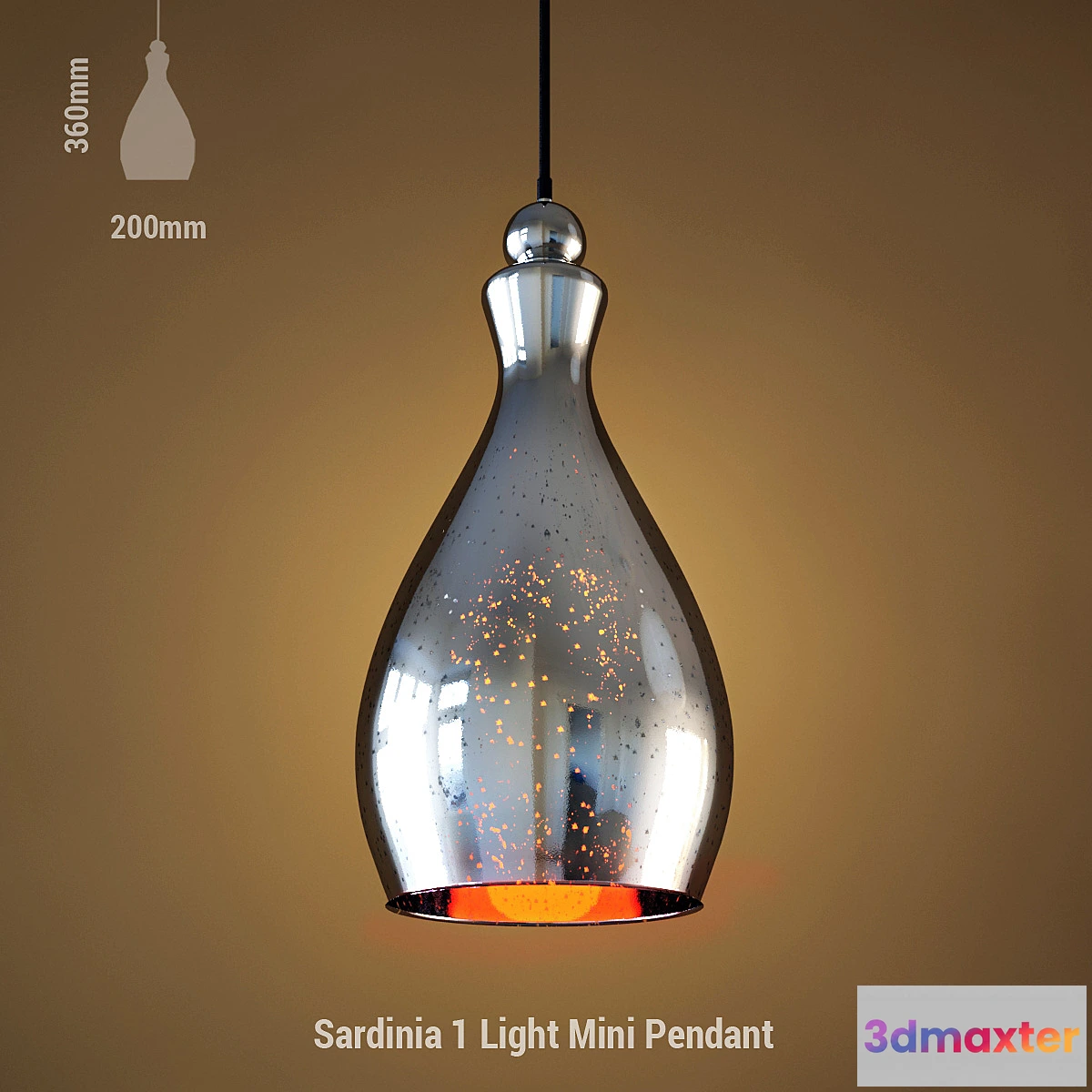 631189 - Sardinia 1 Light Mini Pendant