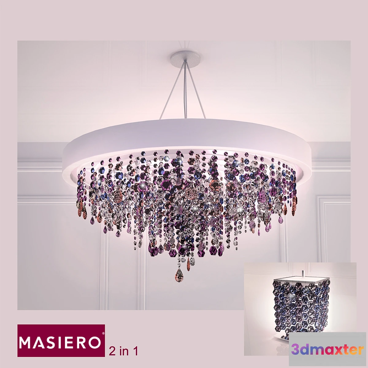 631261 - Crystal chandelier Masiero