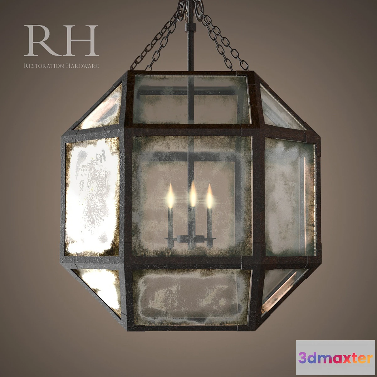 631341 - RH PARISIAN OCTAGONAL PENDANT (3 size)