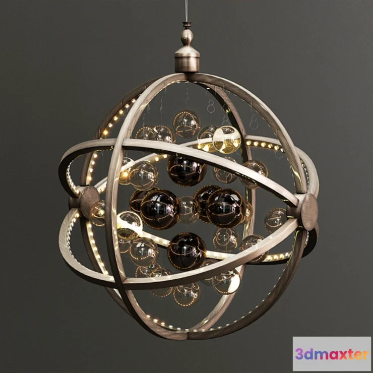 635851 - KARE _ Pendant Lamp Universum Copper LED
