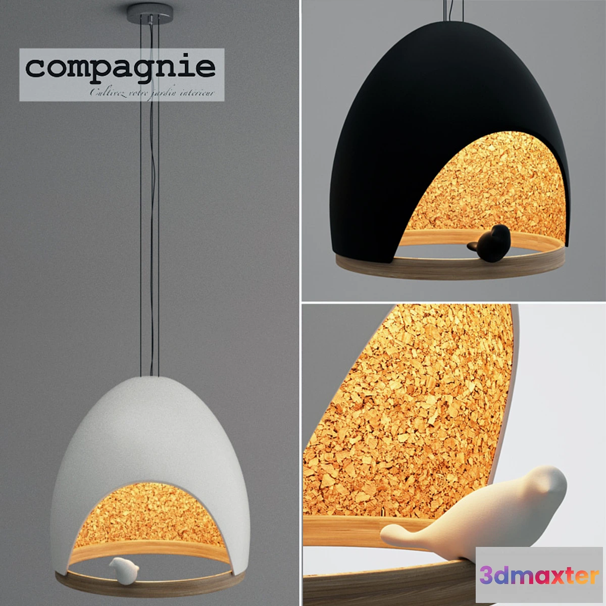 635867 - Hanging lamp OISEAU