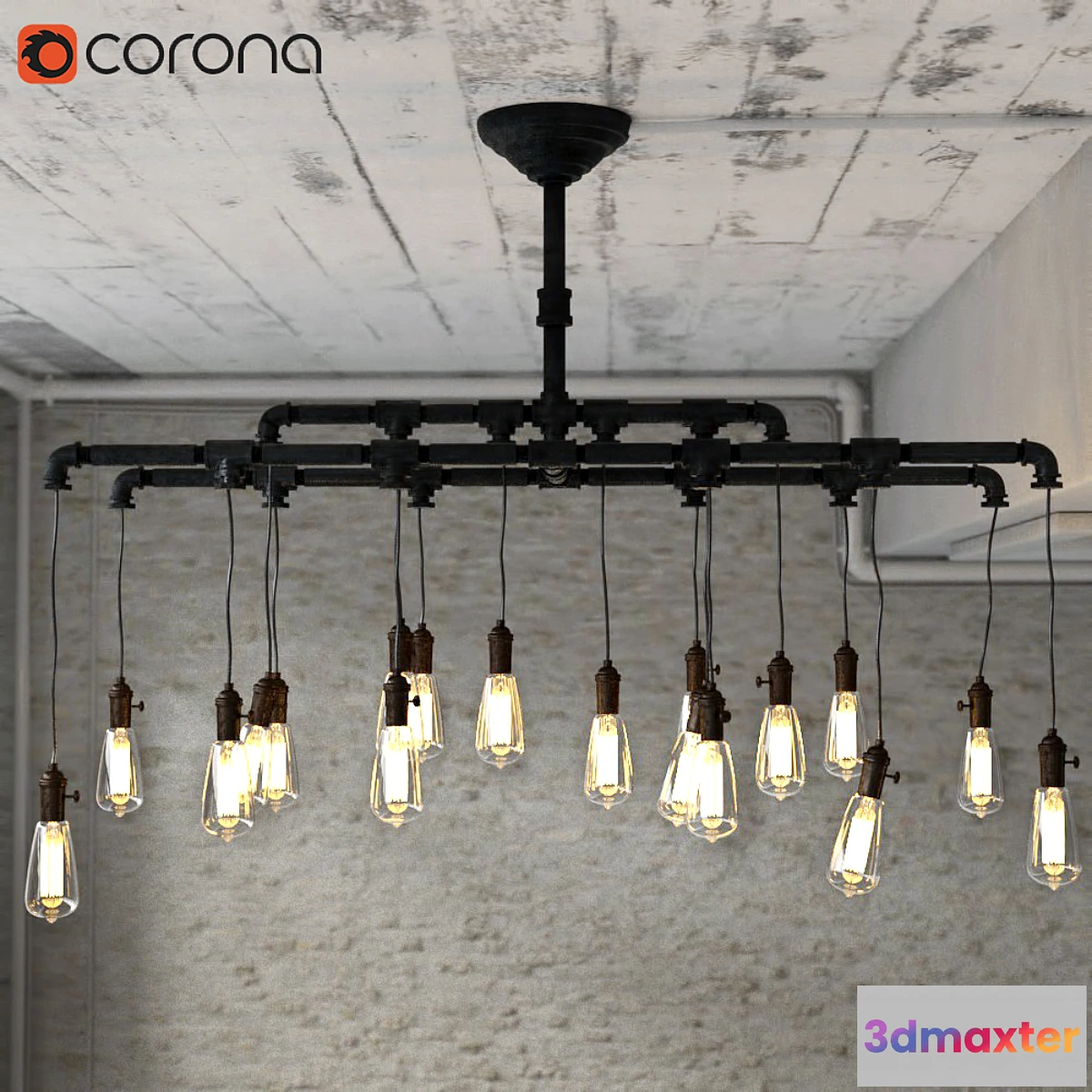 635907 - Industrial Chandelier