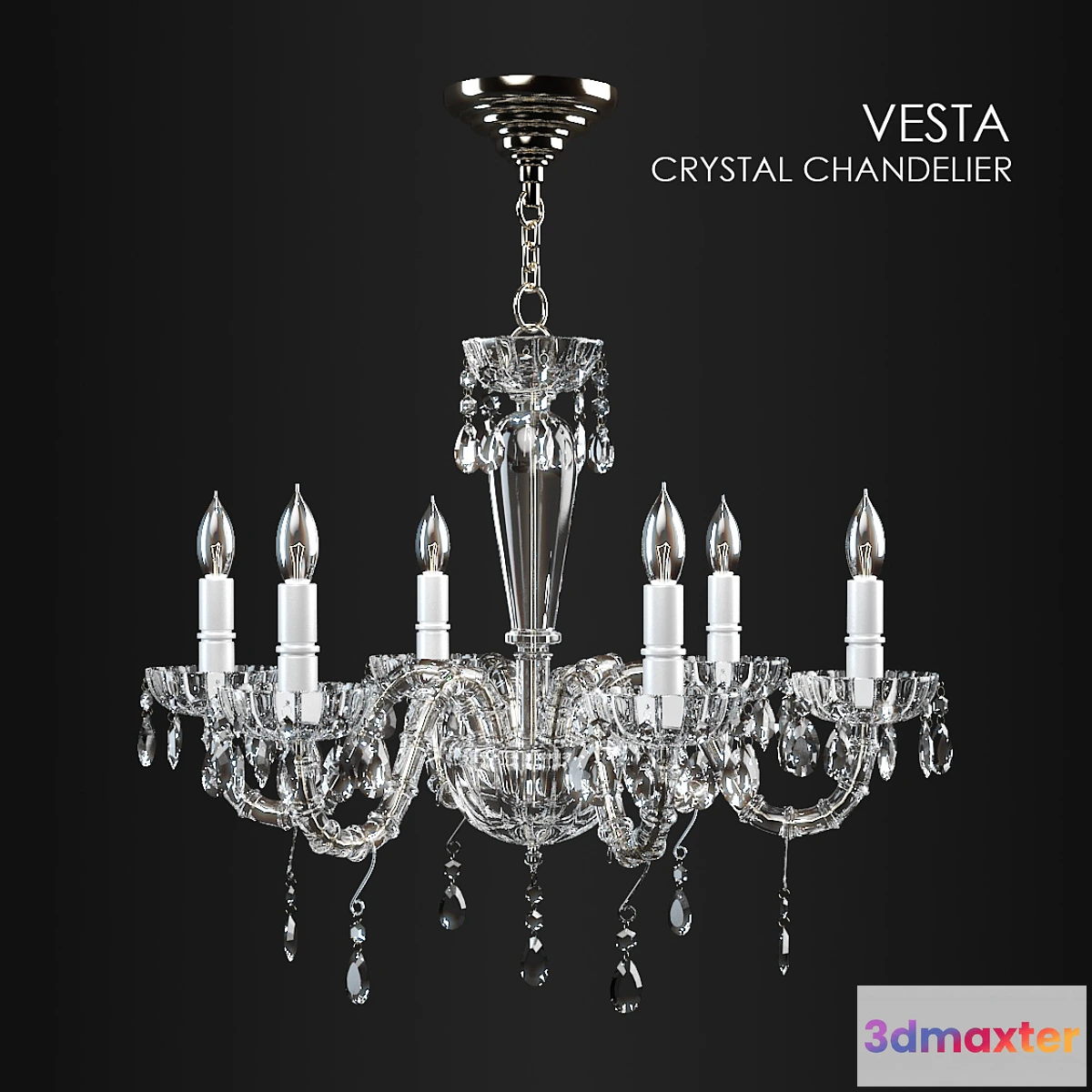638549 - Vesta Clear Chandelier