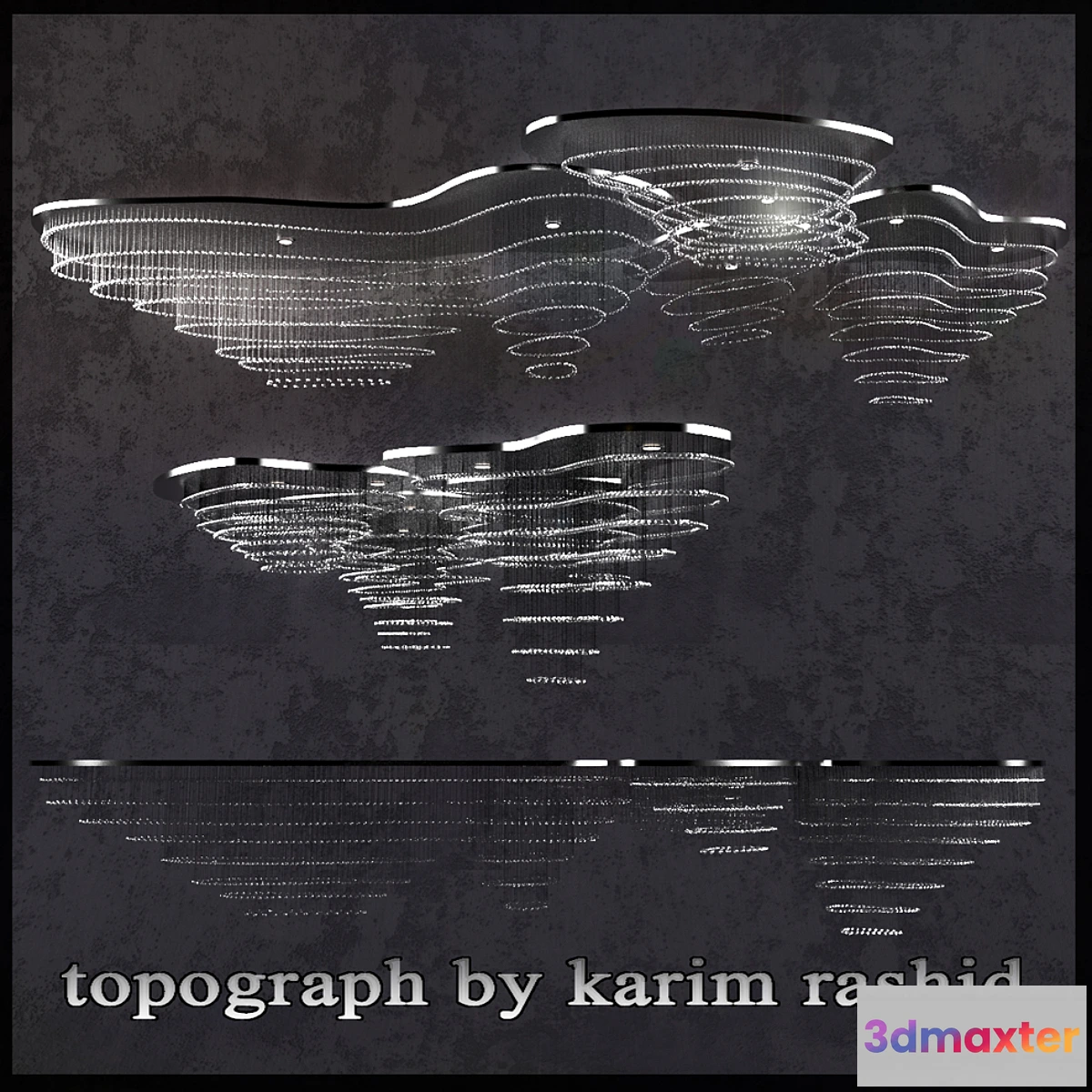 638667 - The topograph chandelier by Karim Rashid