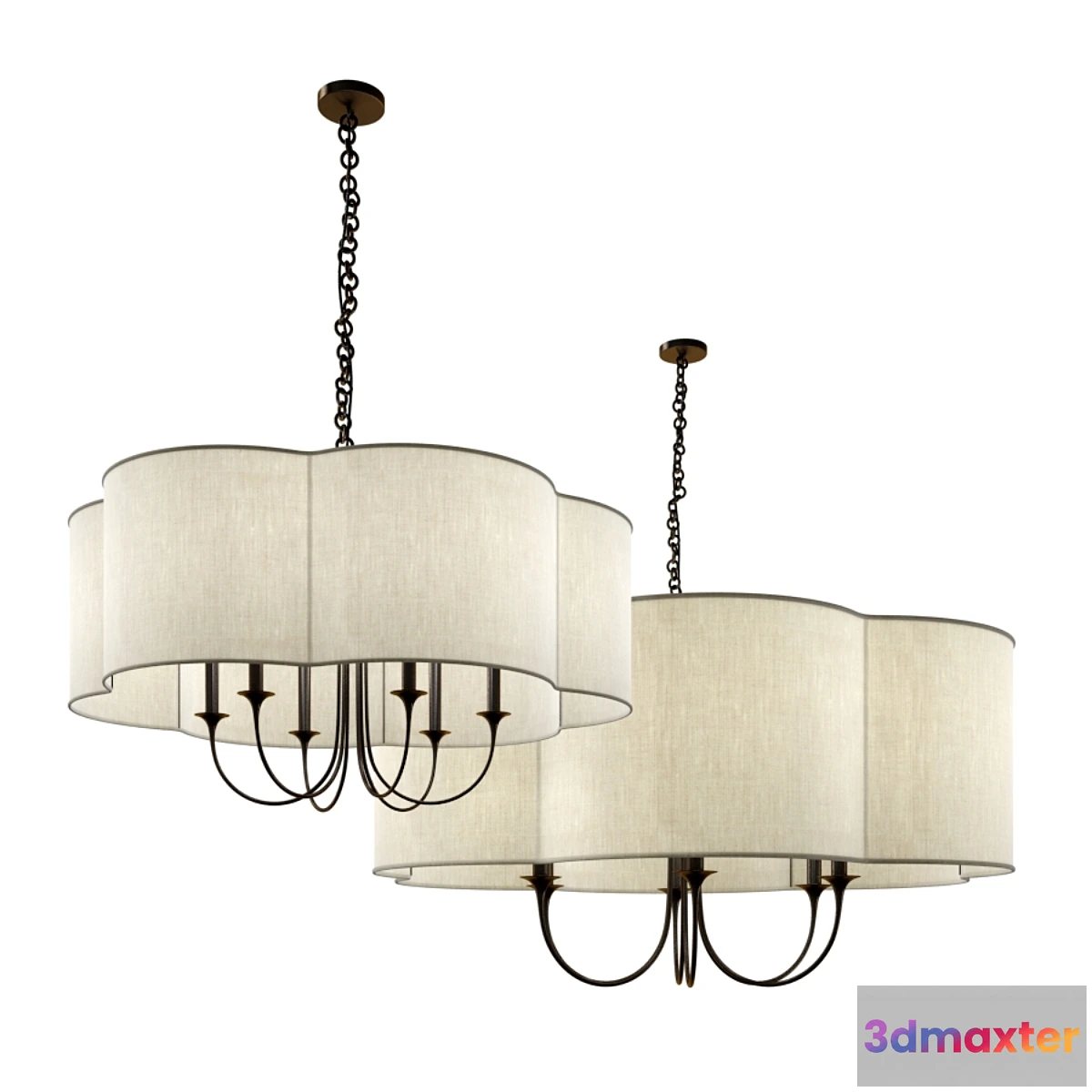 638677 - Arteriors Home Rittenhouse Chandelier (Large Chandelier)