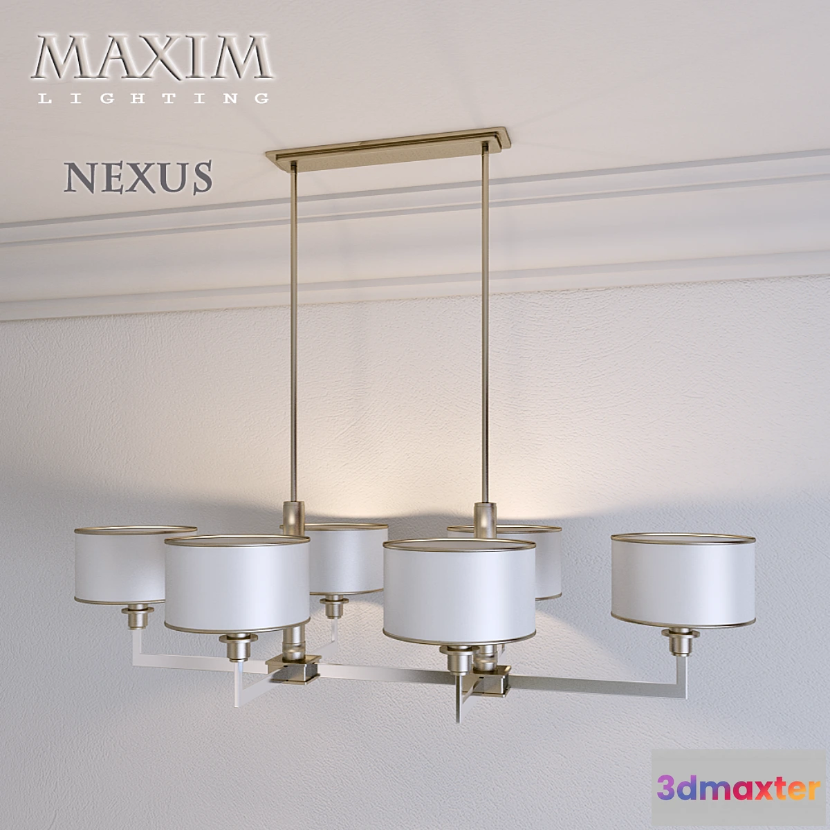 638701 - Maxim Lighting Chandelier Nexus 6-Light