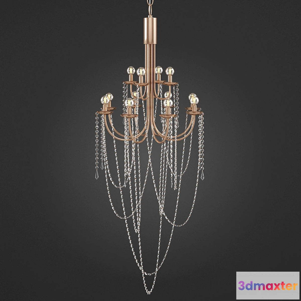 638793 - Arteriors - Mirabelle chandelier