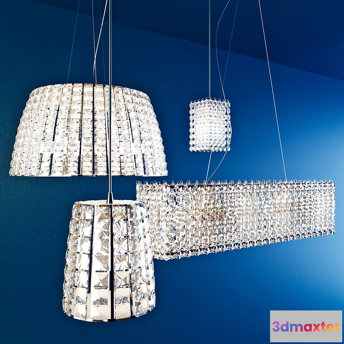 640333 - Crystal chandelier set
