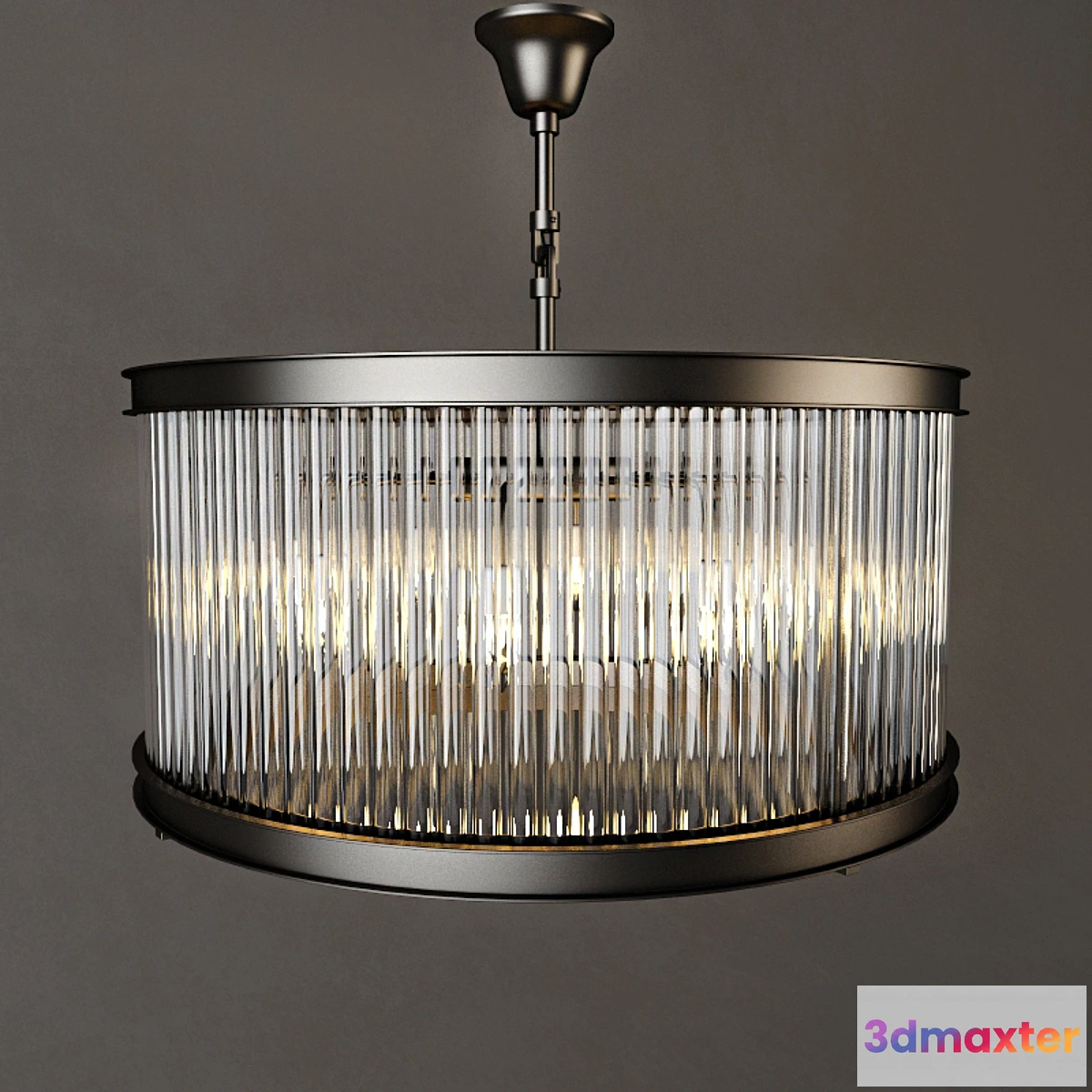 641591 - RH 1920S ESSEX CRYSTAL ROD CHANDELIER MEDIUM