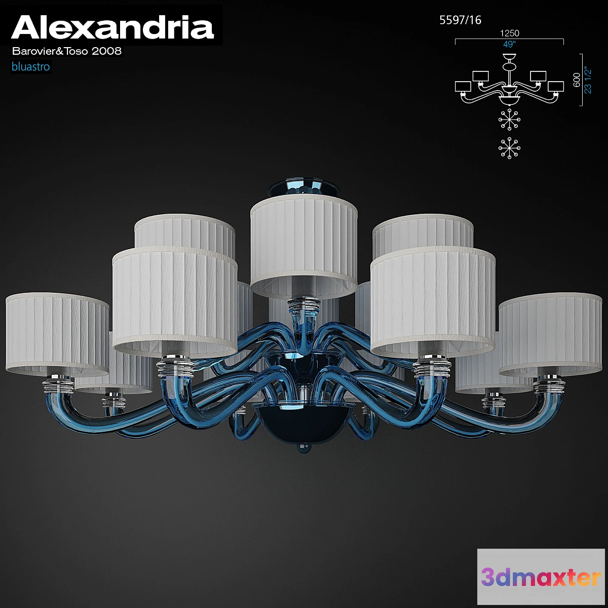 641889 - Barovier & Toso Alexandria 5597