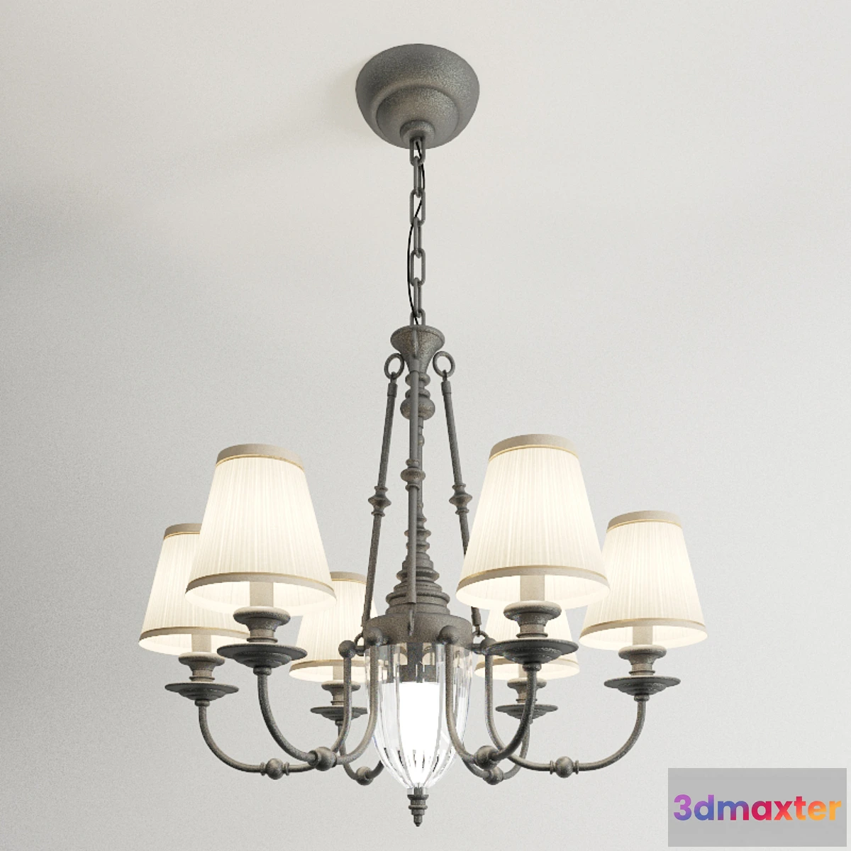 648007 - Chandelier Crystal Lux Reef SP6 + 1