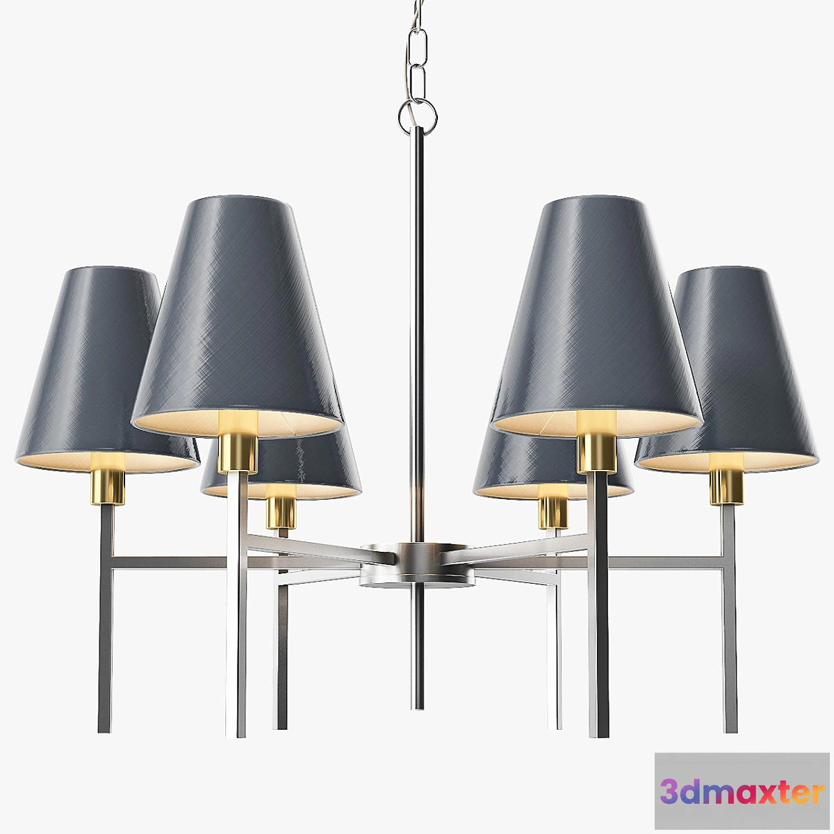 648039 - LuxDeco Lucerne 6-Arm Chandelier