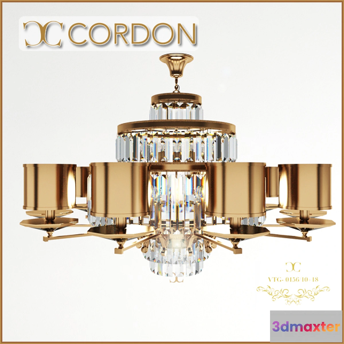 652163 - Chandelier Cordon VTG-0156_10 + 18