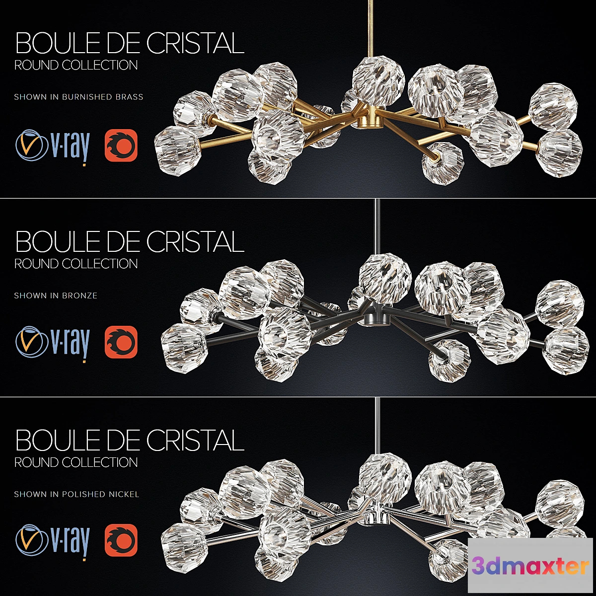 652193 - RH _ BOULE DE CRISTAL ROUND COLLECTION 48