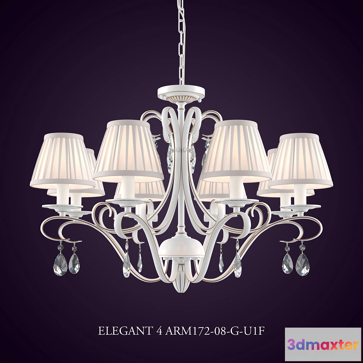652281 - Chandelier Elegant 4 ARM172-08-G-U1F