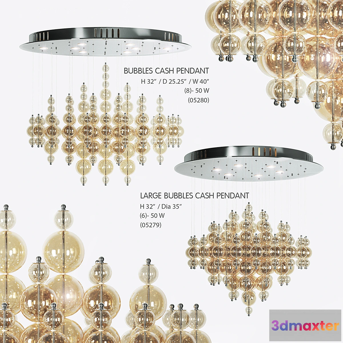 652715 - (LARGE) BUBBLES CASH PENDANT