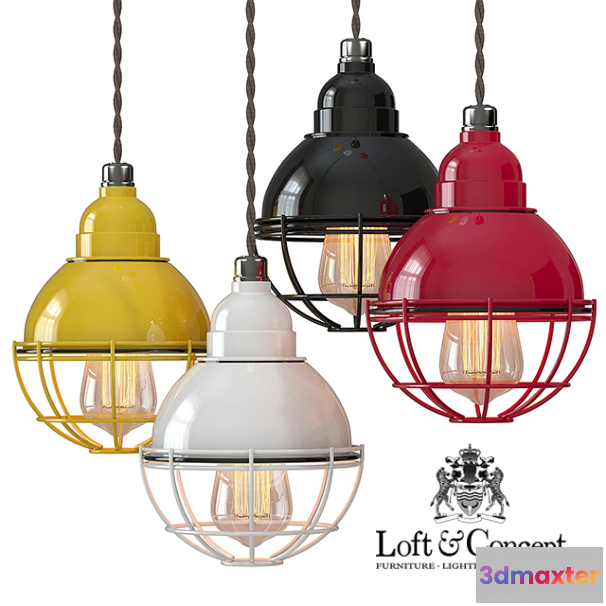 652787 - Chandelier Garage Retro Color Light
