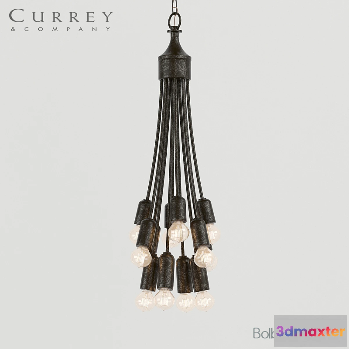 652809 - Chandelier Currey&Company Bolby Pendant