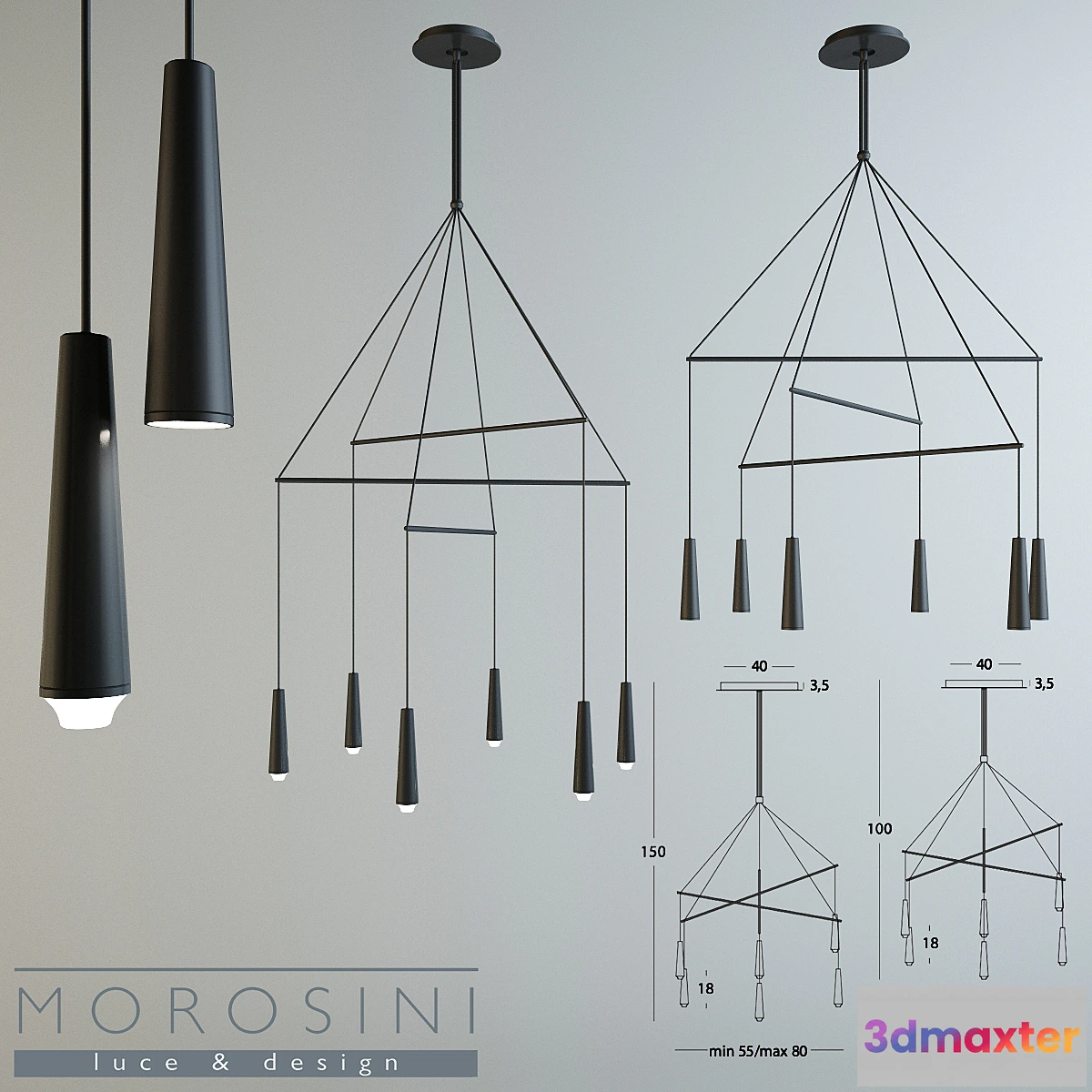 652827 - Lamps Morosini Mikado LA 6