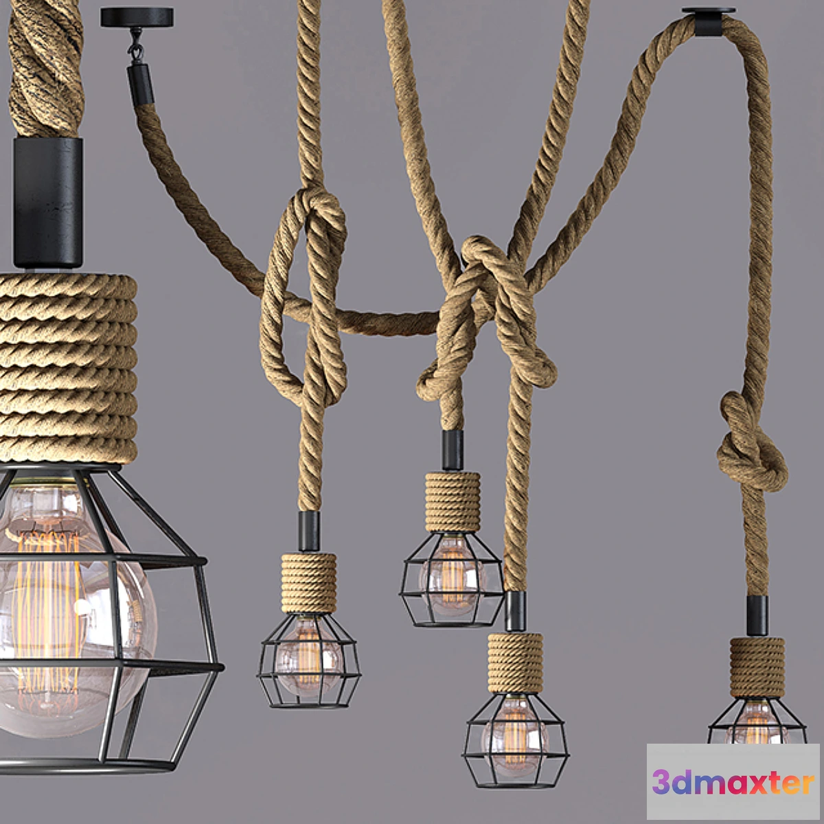 652871 - Rope Suspension Lamp - No.2
