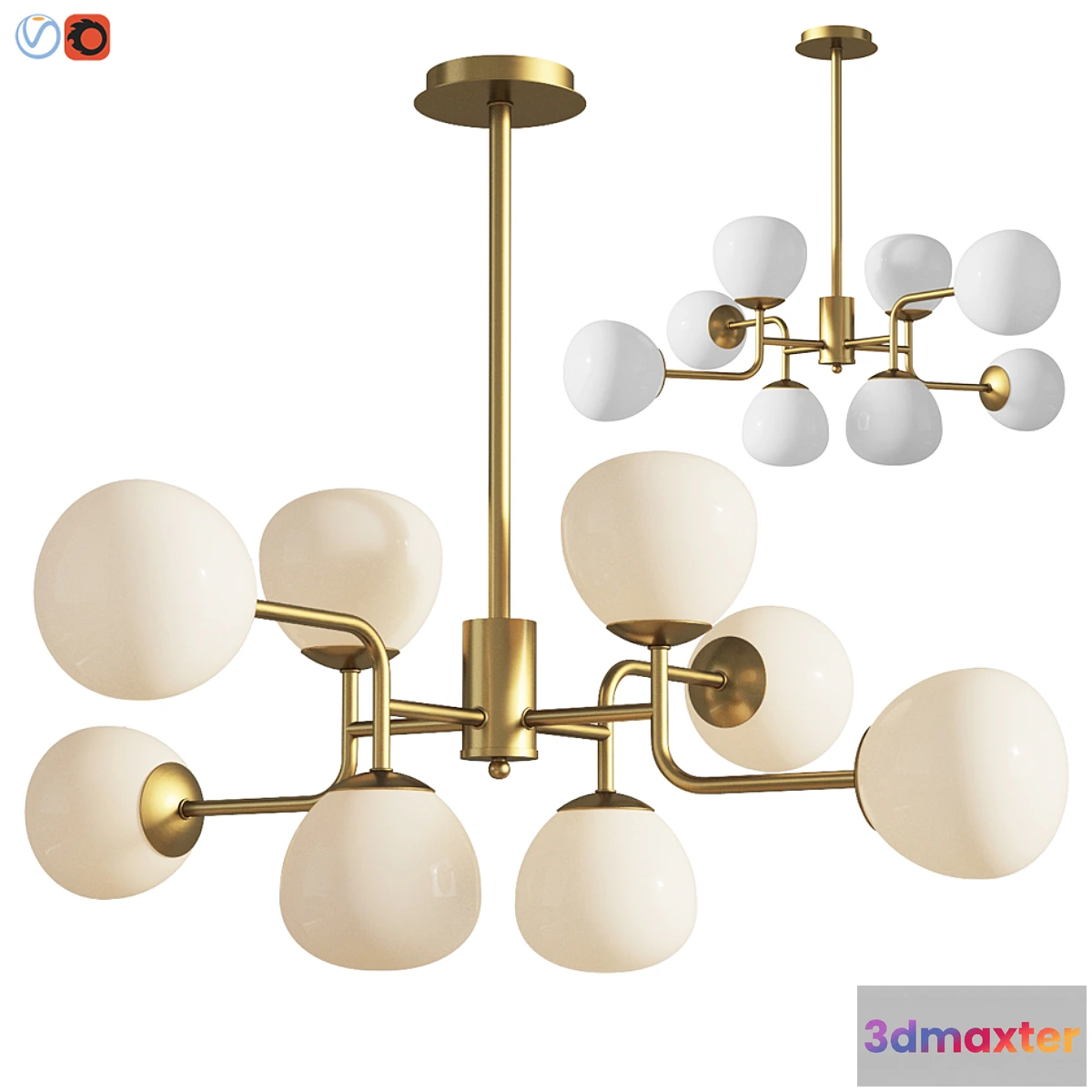 654159 - Chandelier Pendant Lamp Erich Maytoni