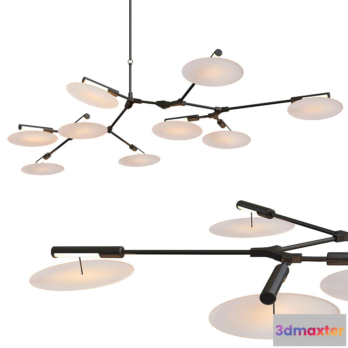 654175 - Branching Discs - Black Chandelier_2