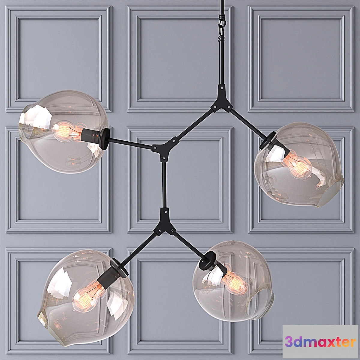 655749 - Ceiling lamp Branching Bubbles 4 lamps