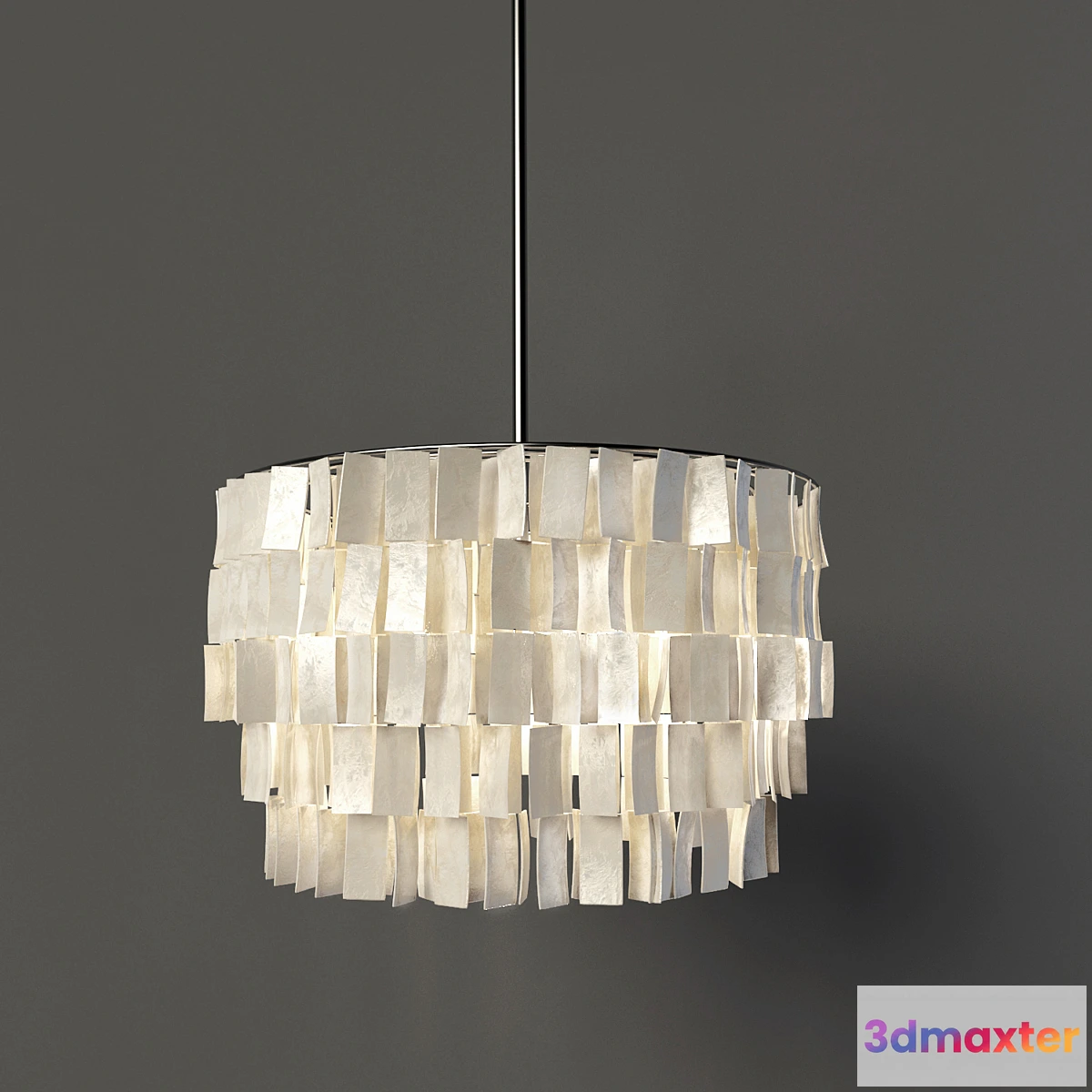 657359 - Round Capiz Chandelier