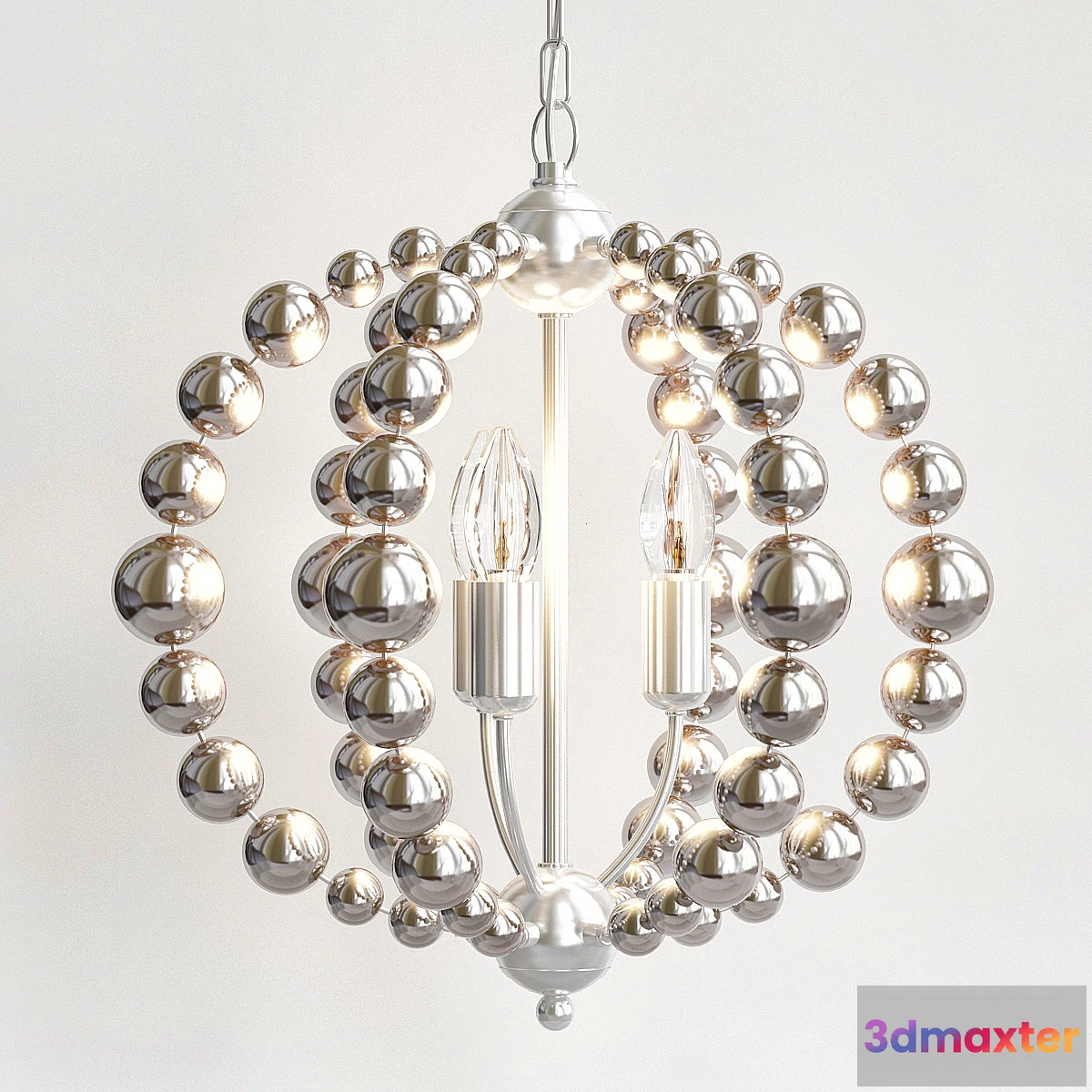 657631 - Chandelier Amber Bamboo Pendant