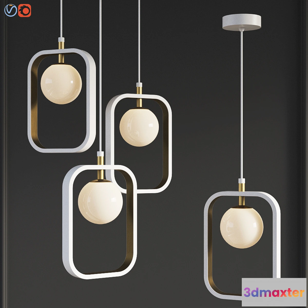 657679 - Suspension Light Avola Gold Maytoni Modern