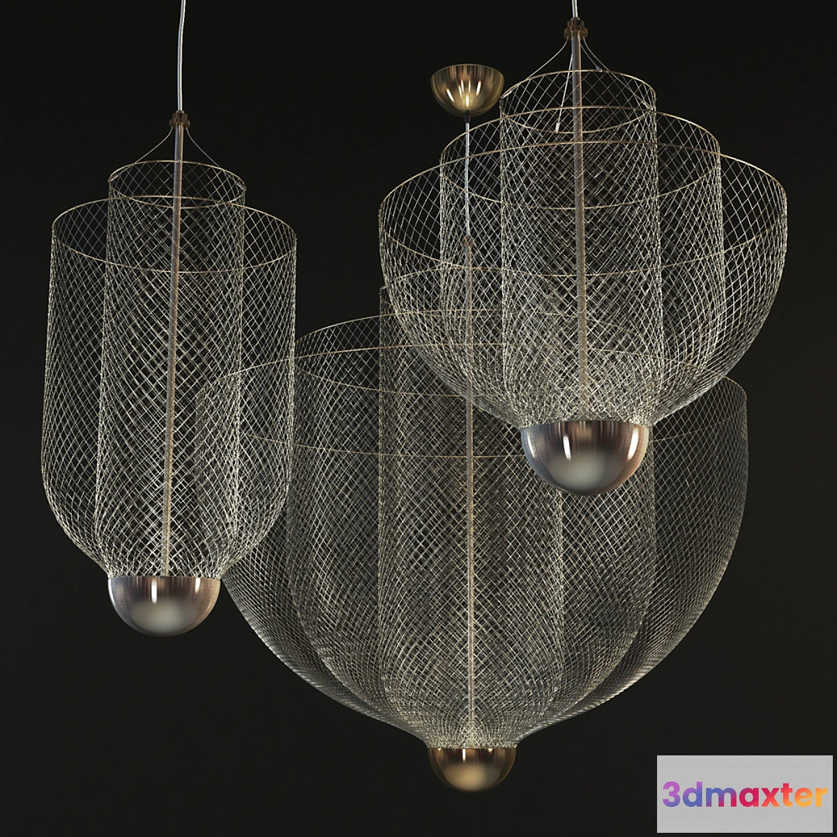 657715 - Moooi Meshmatics Chandeliers By Rick Tegelaar