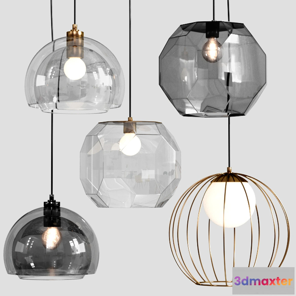 657785 - CB2 pendant light set