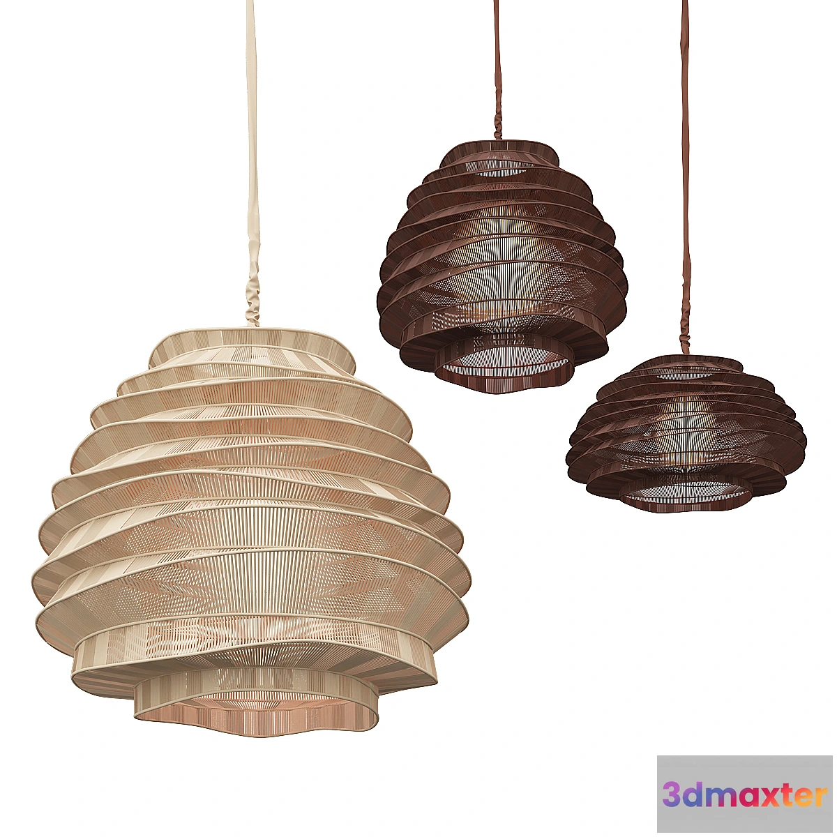 657821 - Roost Bamboo Cloud Chandeliers