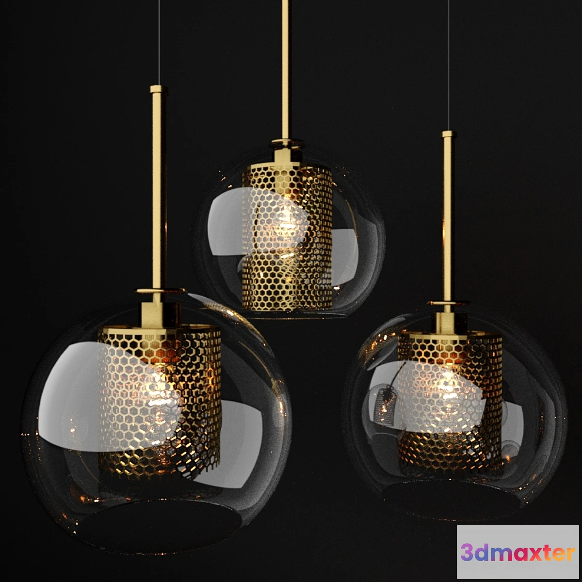 658163 - Scandinavian style glass lamp CATCH01