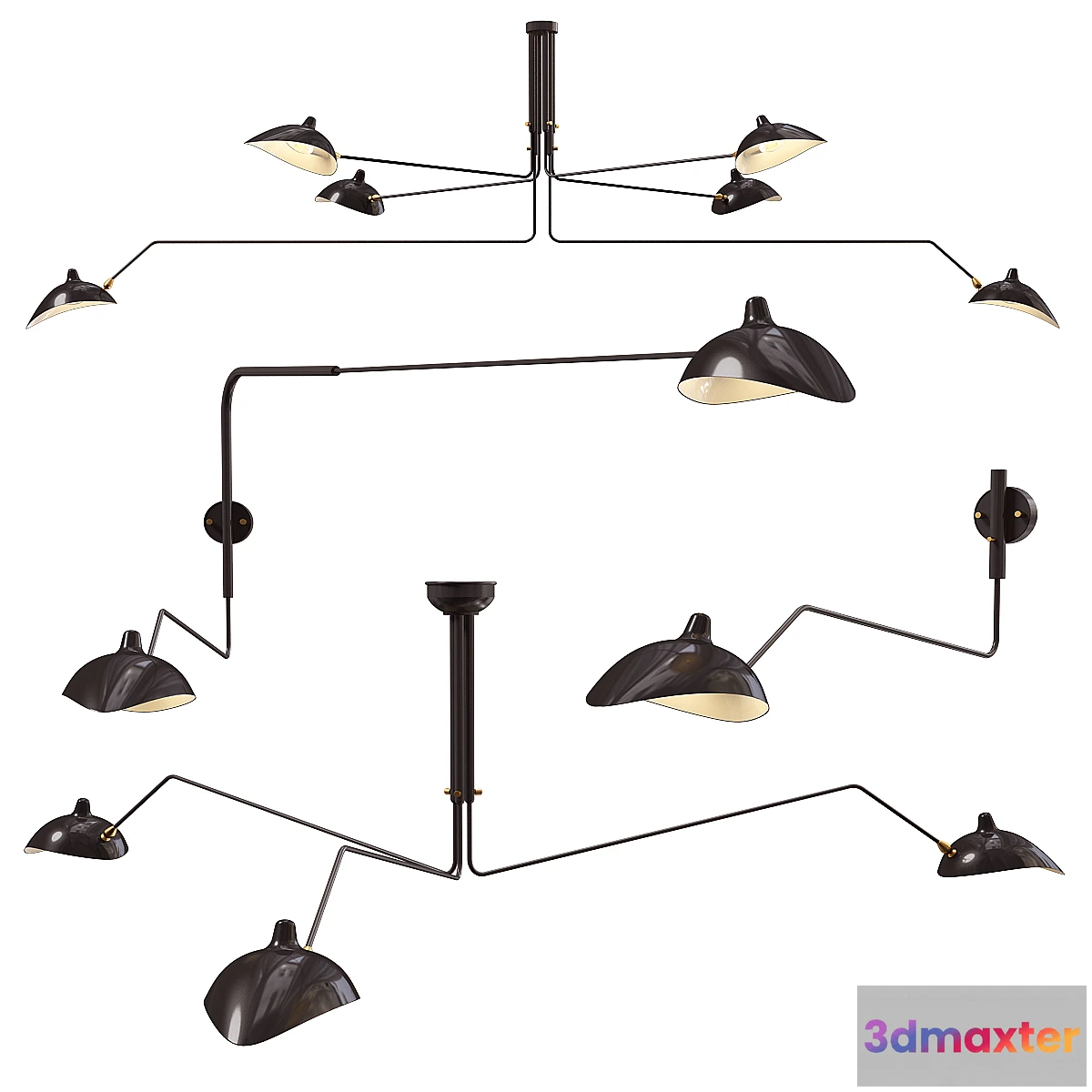 658291 - Serge Mouille Light Collection