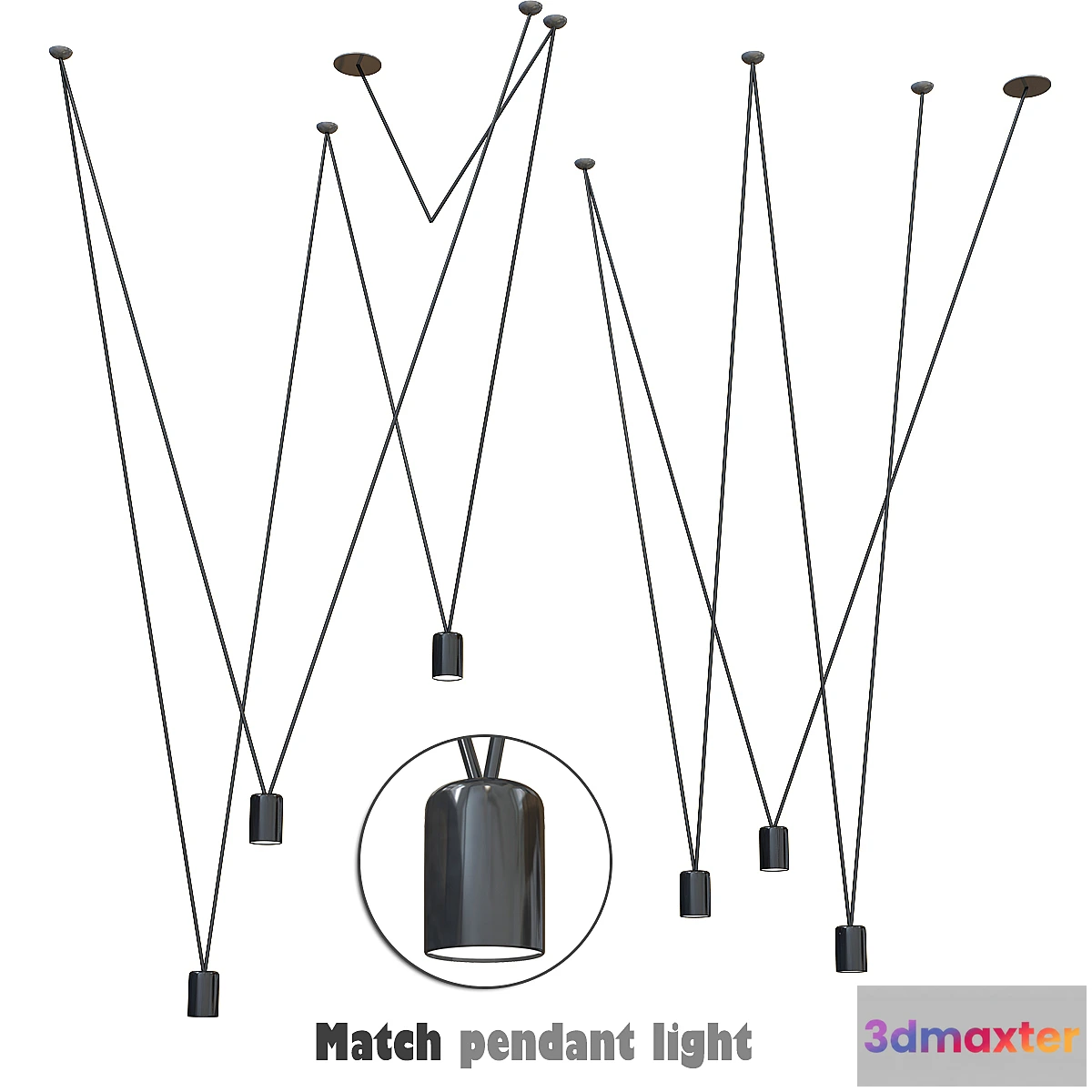 659141 - Vibia Double Match Pendant Light