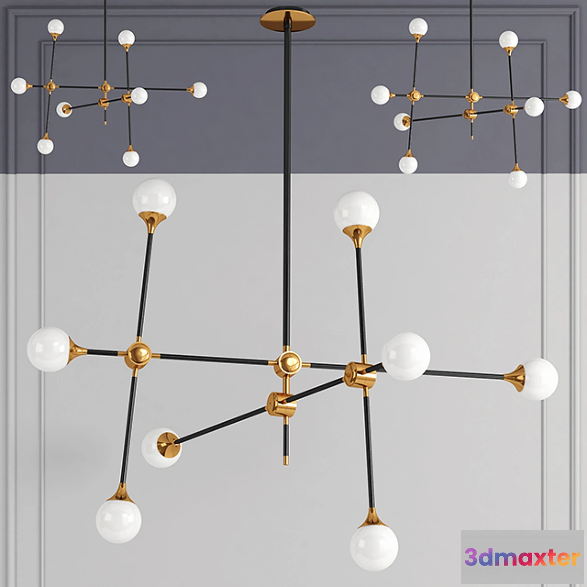 659985 - Baton Chandelier Large Chandelier