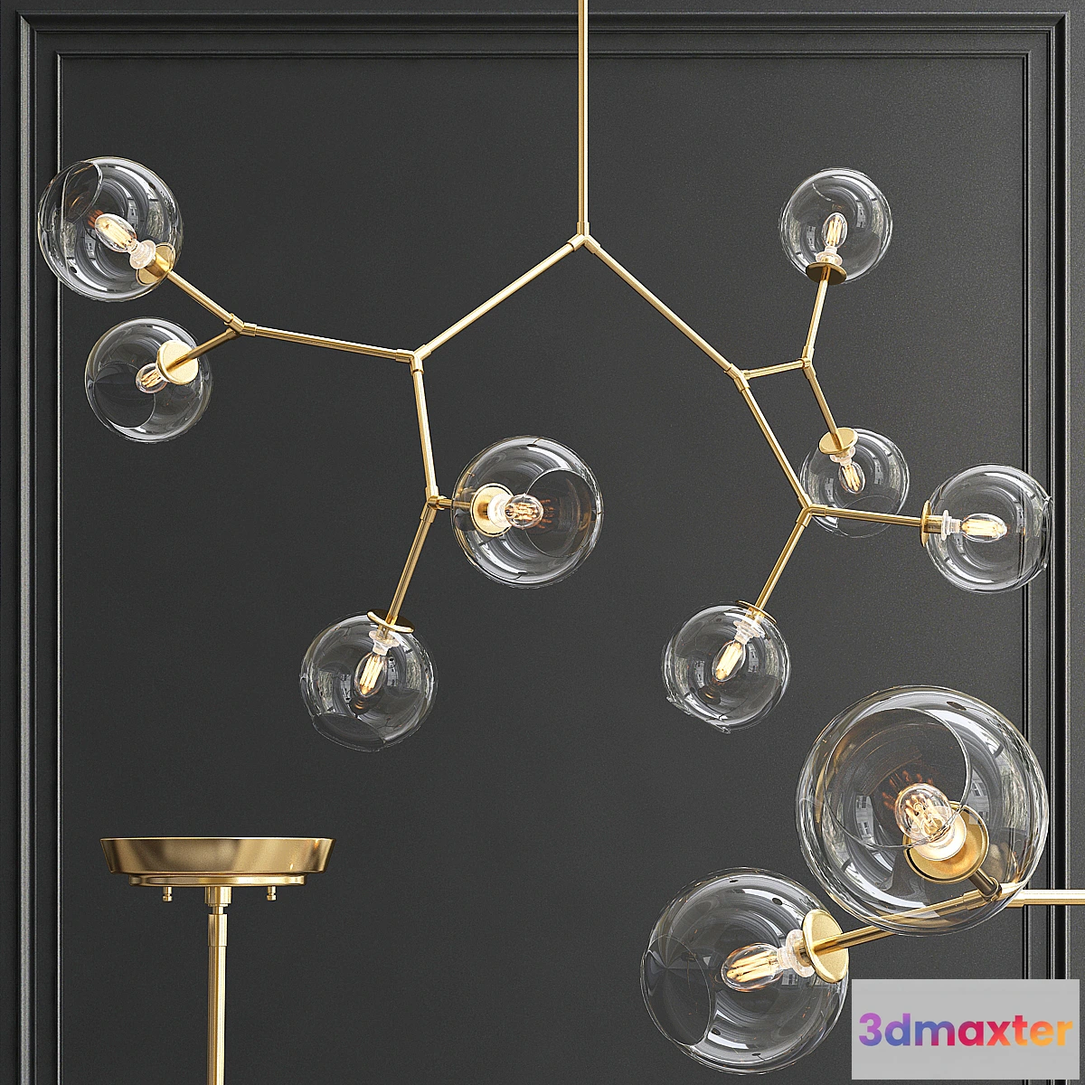 660085 - Larry 8-Light Sputnik Chandelier