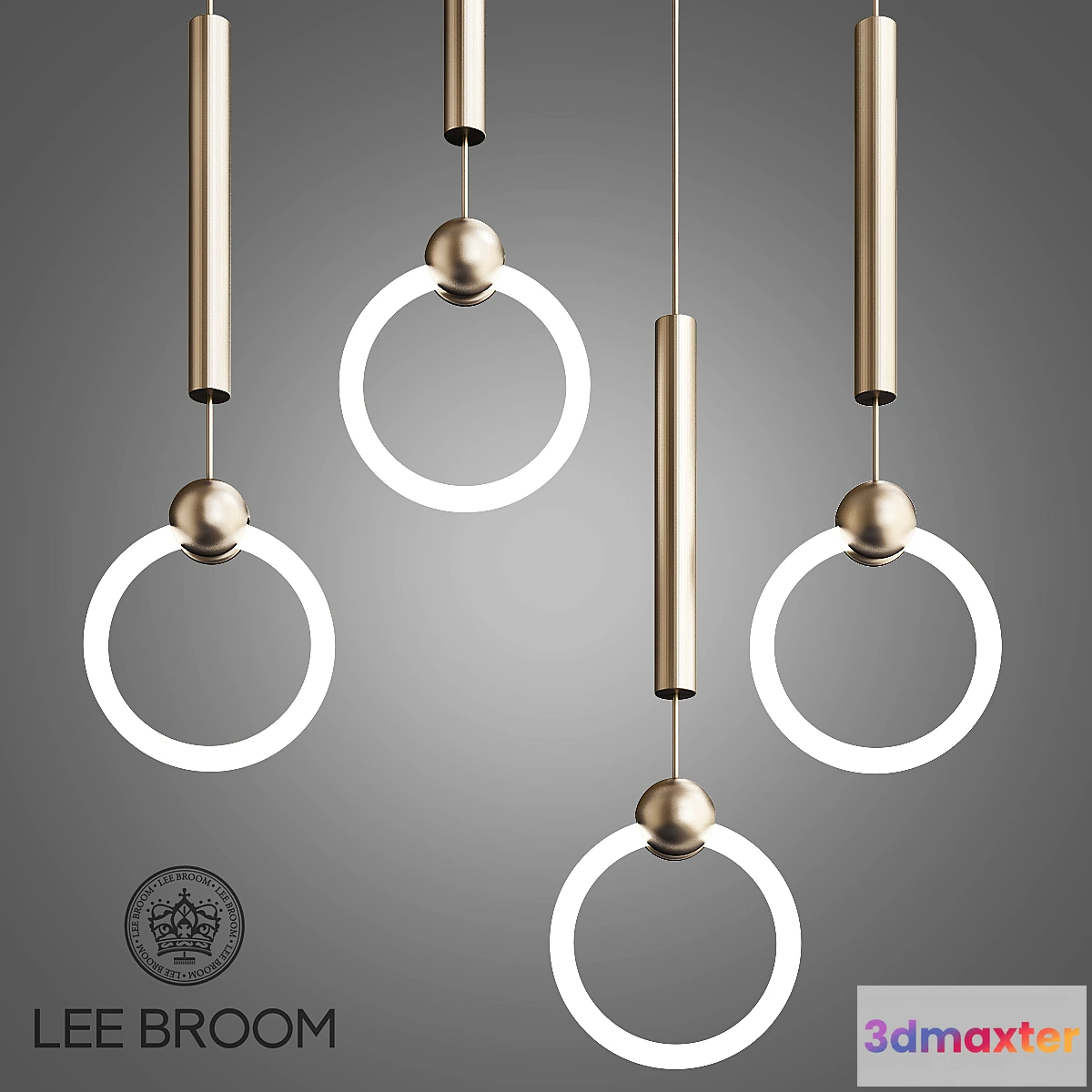 661881 - Lee Broom Ring Light Brass - No.2