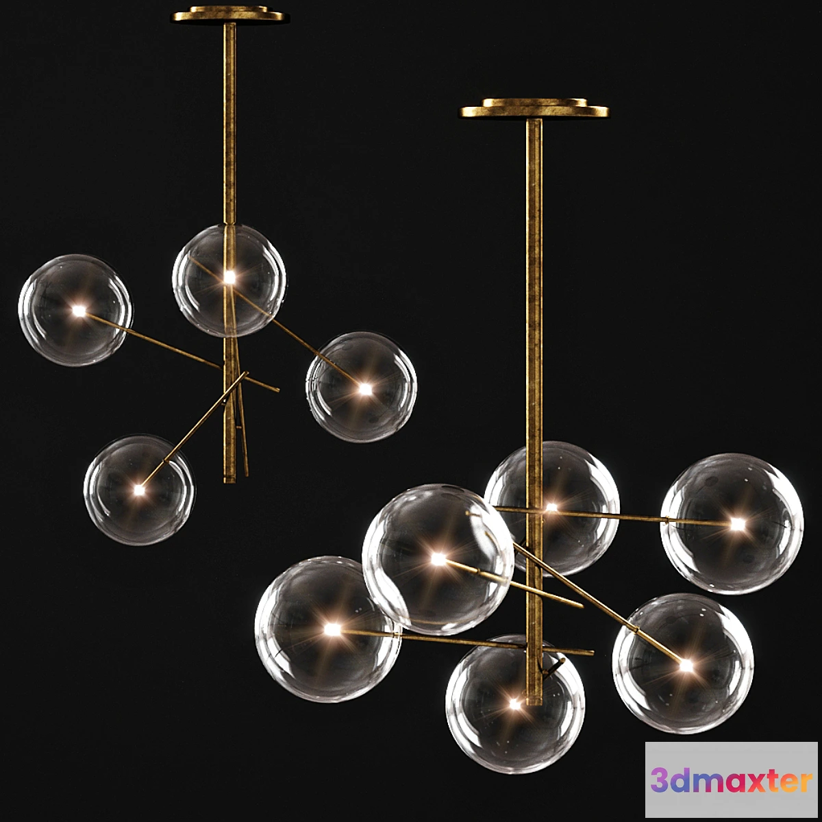 661913 - Bolle pendant lighting by Gallotti & Radice