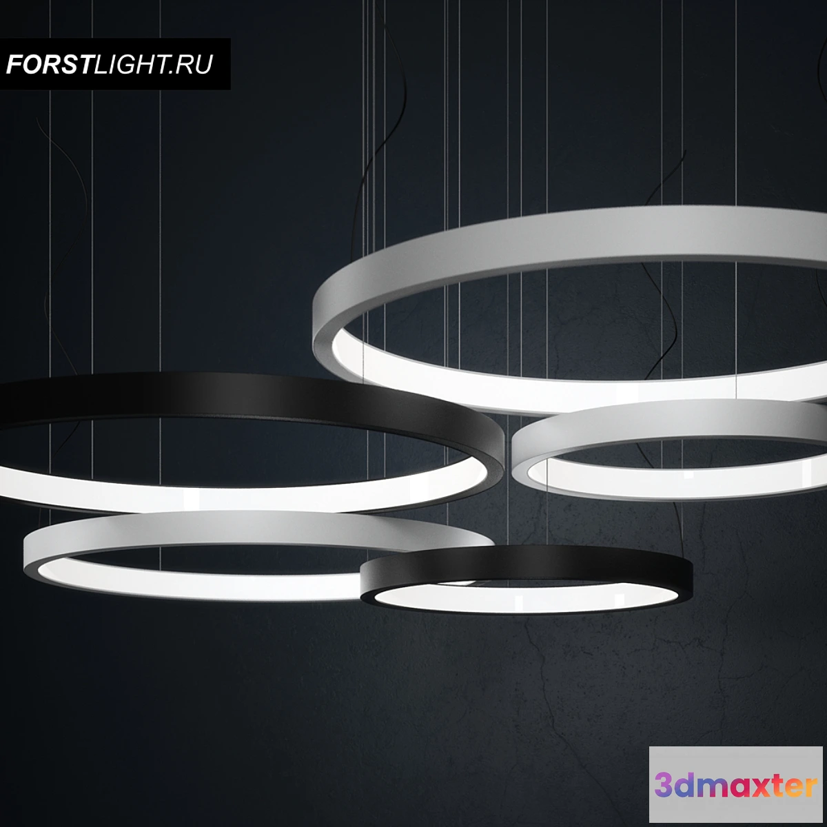 661939 - Pendant lamp Forstlight HOOP