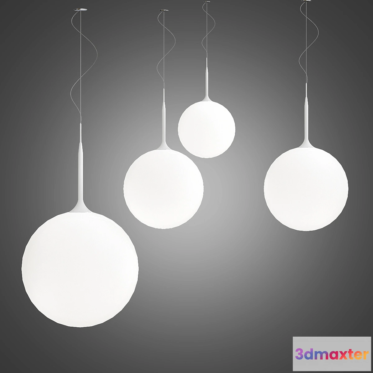 662159 - Ceiling suspended ceiling lamp Castore 14 sospensione