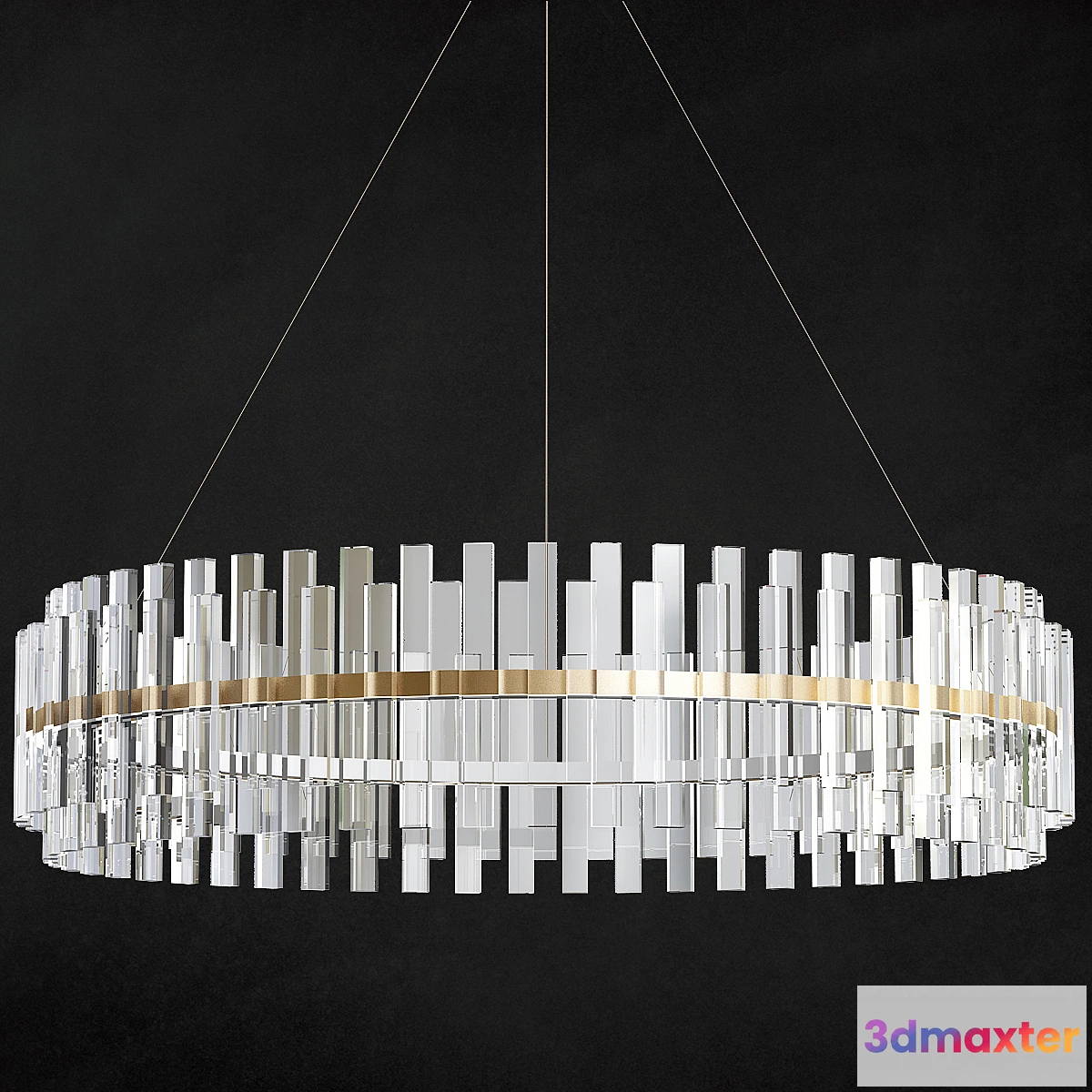 662221 - Casandra 4-light Brushed Brass Pendant