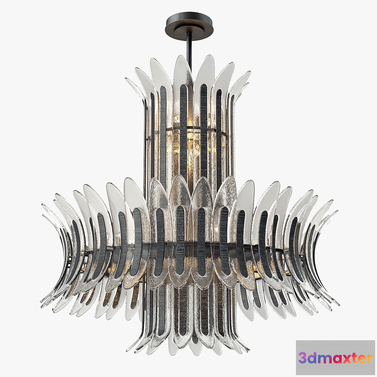 665075 - Wired Custom Lighting Palm Chandelier