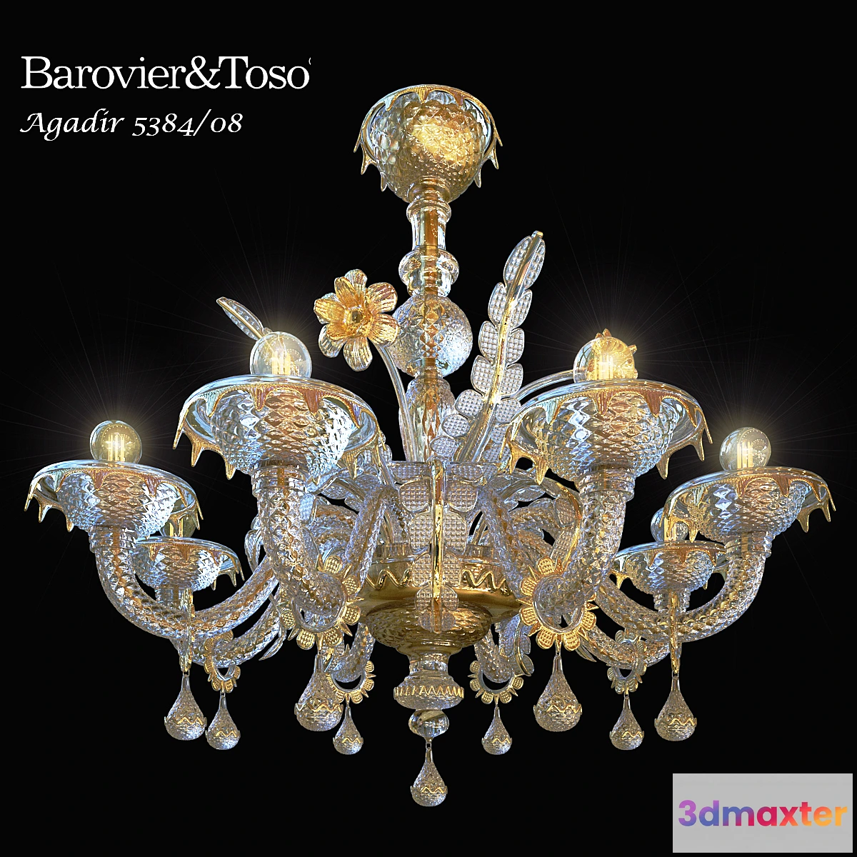 665083 - Chandelier Barovier & Toso Agadir 5384_08