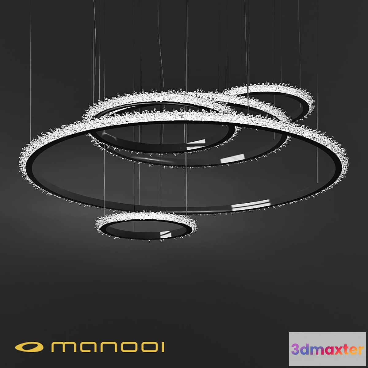 665463 - Halo Crystal Chandelier