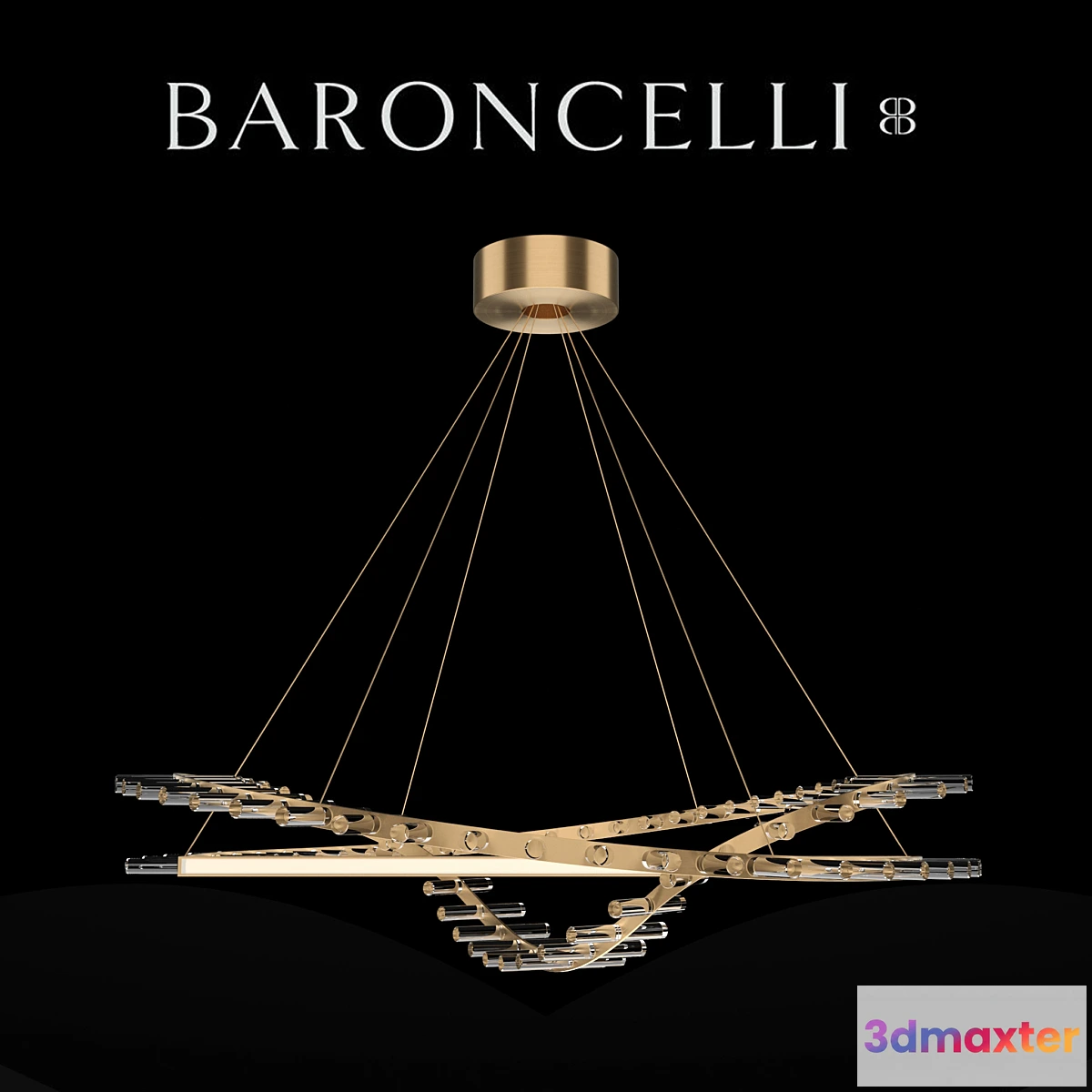 666419 - Chandelier Baroncelli Elio